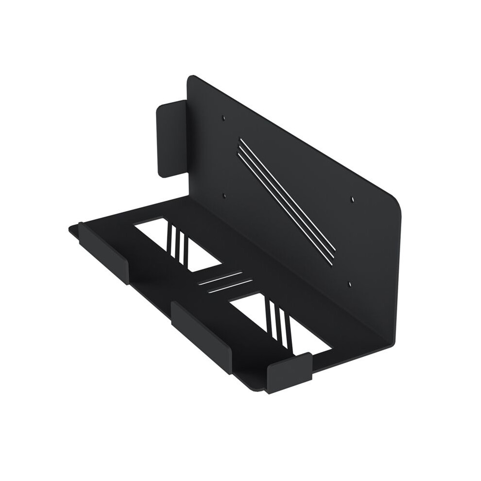 Wall Mount Bracket For Ps5 Pro Console Wall Mount Organizer For Ps5 Game Console Universal Wall Storage Rack Black 4711647345206