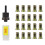 21pcs Rivet Nut Tools Hand Rivet Nut Simple Installation Manual Riveter for Rivnuts Tools for Nuts M5 1