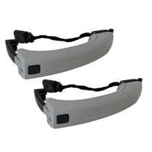 2Pcs 4L0837205B Outside Door Handle for Q7 2007-2015 4L0837207A 4L0 837 205B Exterior Door Handle W/Key