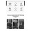 12 Pcs Self Adhesive  Caster Wheels 360 Smooth Rotation Universal Roller for Small Appliances Speaker 6