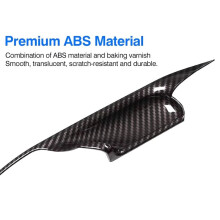 4 Peças Carro Interior Porta Maçaneta Tigela Maçaneta Guarnição Adesivo para X5 F15 X6 F16 2014-2018