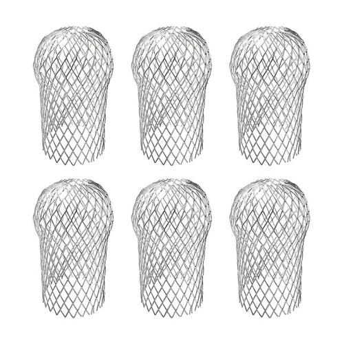 6 Pack Gutter Guards, Gutter Downspout Guards, Aluminum Gutter Guards Screen Filters, Gutter Downspout Protectors 1
