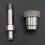 SS-CGA 347 Kit Aço Inoxidável 1/4 Polegada MNPT Porca Apertada Manualmente e Bocal de 3 Polegadas 347 Conector de Garrafa Atmosférico 3