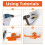 Backpack Atomiser Hanger Chainsaw Wall Mount Bracket Hanger Backpack Leaf Blower Hanger Garage Organization Storage 1