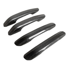Carbon Fiber Car Door Handle for A4L B9 A5 Q5L 2017-2021 Car Outer Door Handle Shell Accessories No Sensor Hole