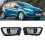 Car Rear Inner Door Handle Assembly Inner Pull Handle 8A61-A22601 8A61-A22600 for  Fiesta 2009-2014 2