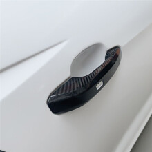 Maniglia per Portiera Auto In Fibra di Carbonio per A4L B9 A5 Q5L 2017-2021 Accessori per Maniglia Esterna per Portiera Auto con Foro per Sensore