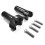 Risers Pretos de 4 Polegadas, Braçadeira de Guidão de 1 Polegada para  Fat Boy Low Rider Softail FXSTC 8