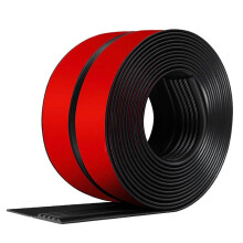 Stair Trim Self Adhesive Stair Nosing Molding Trim Non-Slip Rubber Nose for Indoor Outdoor Use Black