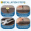 20Set Copper Rivets and Burrs, Solid Leather Copper Rivet Fastener with Punch Rivet Tool for Leather DIY  Supplies 4