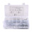 180 Pcs A1288 Split Galvanized R-Type  Bolt Cotter Pin Lockpin R Shape Cotter Pin 1