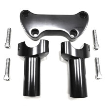 Risers per Manubrio Dritto da 4 Pollici, Morsetto Superiore da 1 Pollice per Dyna Fat Bob Road King FLHR