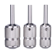 3 Pcs Stainless Steel 22MM 25MM 30MM Self-Locking Machine Handle Auto Lock Tattoo Grip Tube Accessories