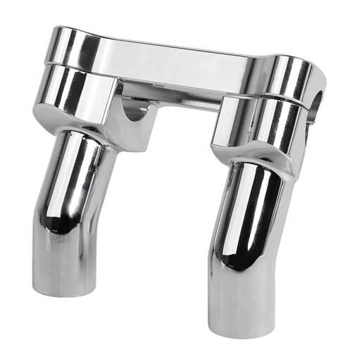 4 Inch Pullback Handlebar Riser 1 Inch Top Clamp for  Dyna Fat Bob Sportster 883 2