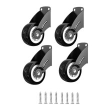 4-Pack 2inch Gate Wheels, Anti-Sag Door Bottom Support Wheels, Anti-Friction Casters Repair Dropping Wooden Doors