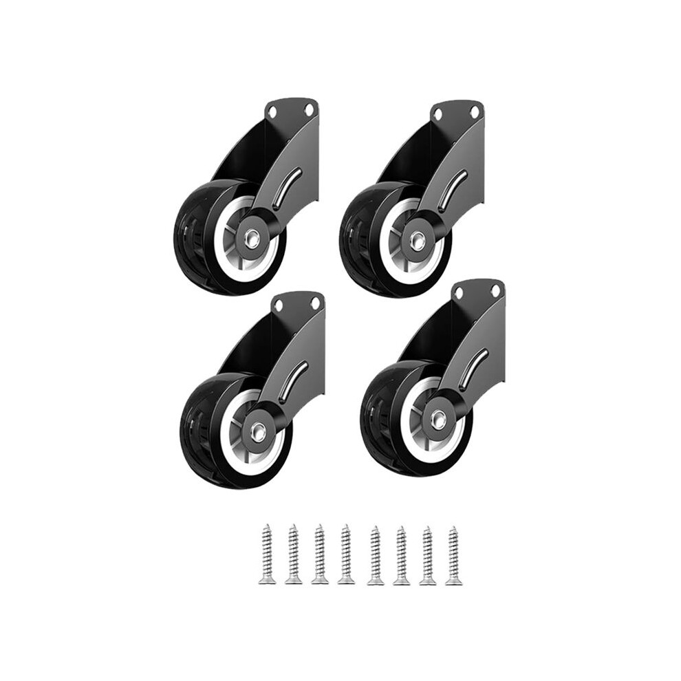 4-Pack 2Inch Gate Wheels, Anti-Sag Door Bottom Support Wheels, Anti-Friction Casters Repair Dropping Wooden Doors 4711629653497