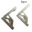 8pcs Self-Locking Folding Hinges Brackets Spring for Replace Old Hinges Cabinets Installation Tools Spare Parts 4