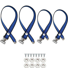 Lot de 4 Sangles Réglables pour Échasses, Fixation Confortable pour Pieds de Cloison Sèche.