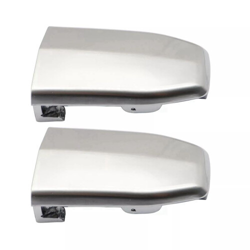 2x Front Door Handle Lock Cylinder Cover Silver for  Escalade 2015-2018 13596115