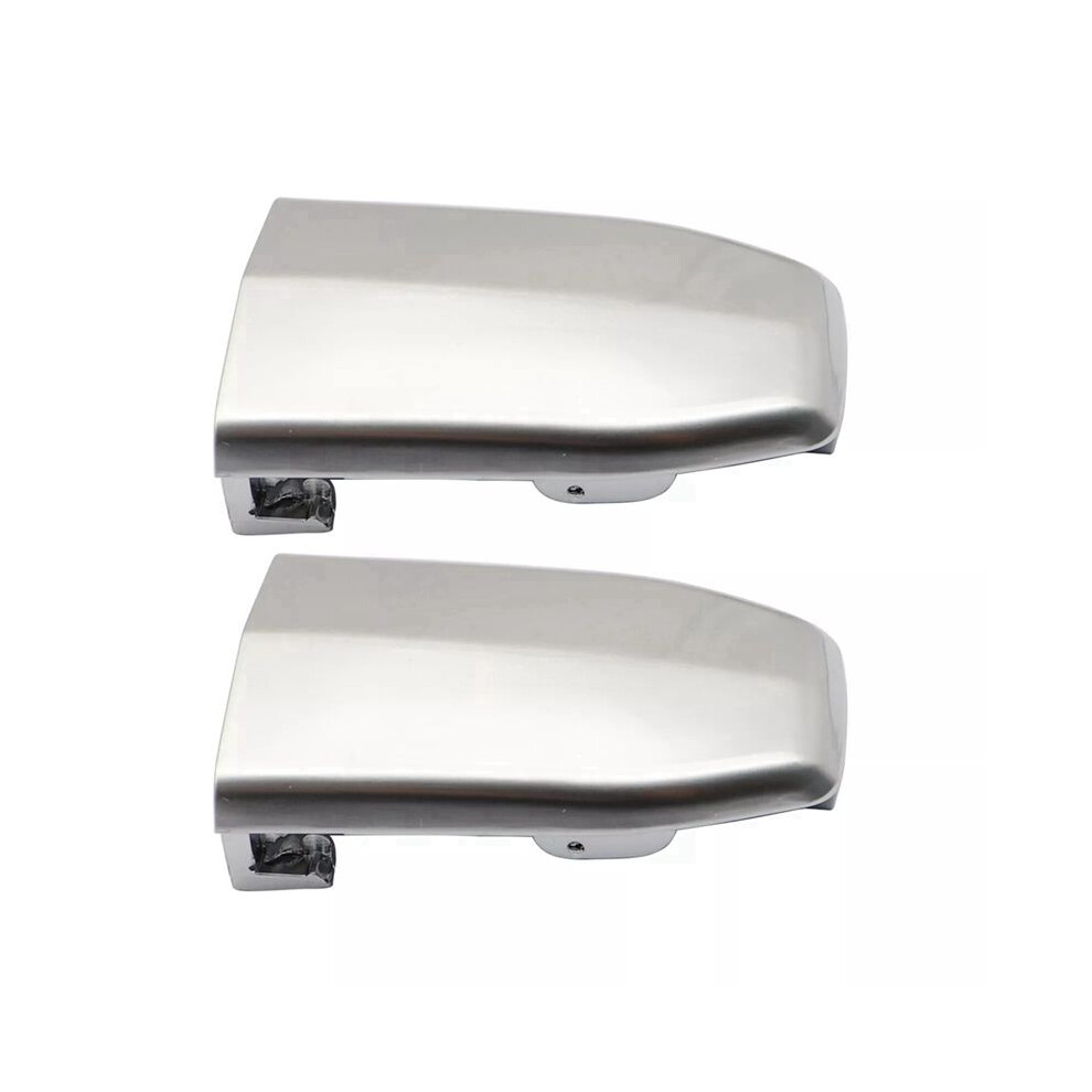2X Front Door Handle Lock Cylinder Cover Silver For Escalade 2015-2018 13596115 6033339433830
