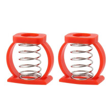 C Hebilla Resortes Clip de Bisagra de Bicicleta Abrazadera de Bisagra de Límite de Bicicleta Compatible con Accesorios de Bicicleta Plegable Rojo