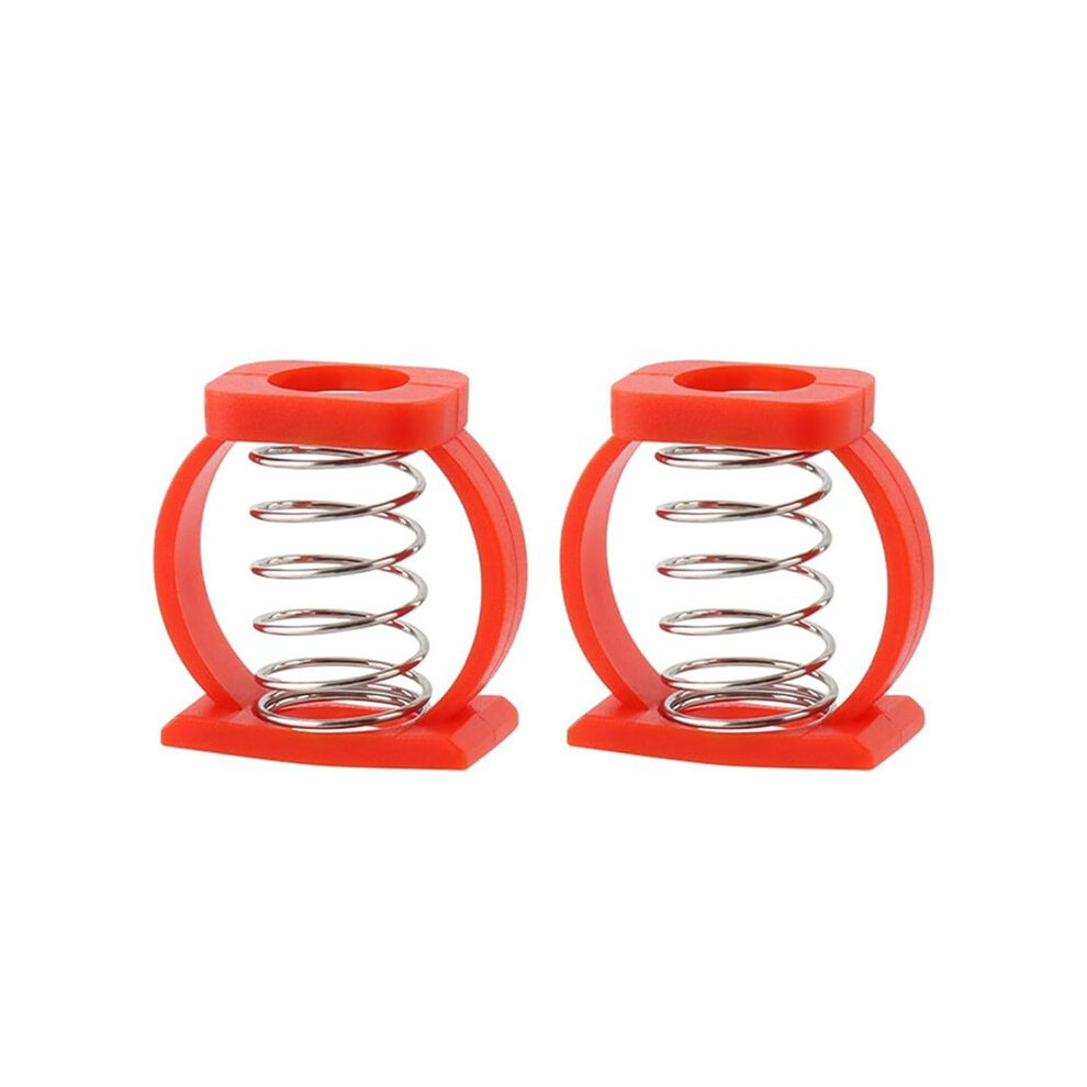 C Buckle Springs Bicycle Hinge Clip Bicycle Limit Hinge Clamp Compatible With Folding Bike Accessories Red 4712217655688