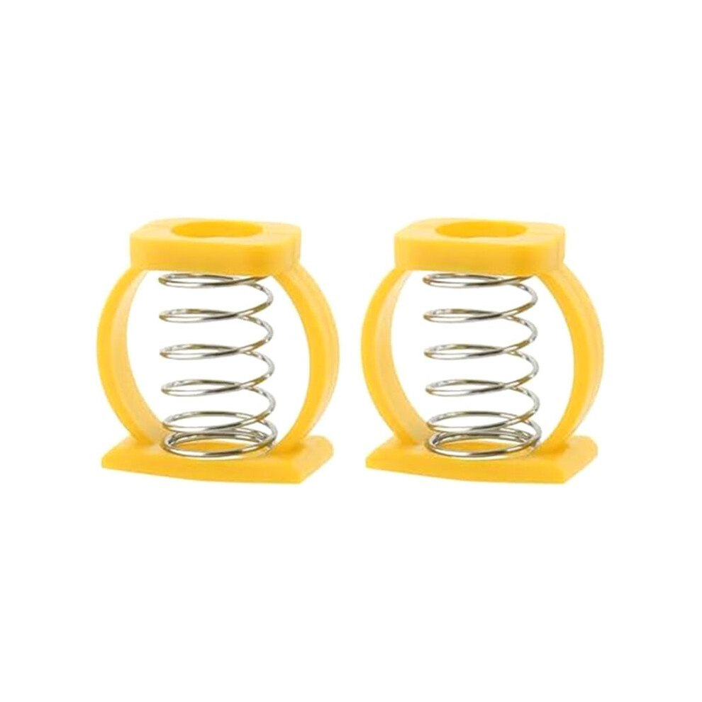C Buckle Springs Bicycle Hinge Clip Bicycle Limit Hinge Clamp Compatible With Folding Bike Accessories Yellow 6033906202319