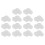 Knobs for Children'S Room, Pack of 14 Furniture Knobs, Drawer Handles, Decorative Cartoon Cloud Shape Drawer Knobs 1