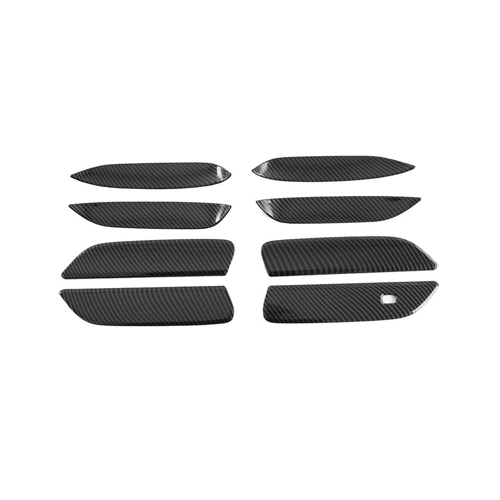 Exterior Outer Door Handle And Bowl Protection Cover Trim Carbon Fiber Color For Light 6033965476560