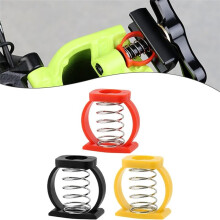 C Buckle Springs Bicycle Hinge Clip Bicycle Limit Hinge Clamp Compatible with Folding Bike Accessories Red
