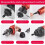 Accessoires de Conversion D'Outil D'Écrou de Rivet Électrique Manuel Détachable Ensemble D'Outils D'Écrou de Rivet à Main 5