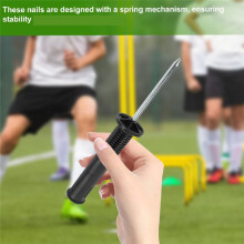 Bodennägel, Fahnenmast-Federhalterung, Fußballmast-Befestigungsnagel, Fußballfahnenbasis, Fußballfahnenhalterung, Fußballmast-Werkzeug