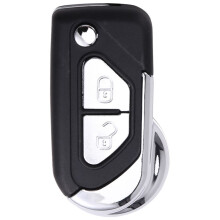 Car 2 Buttons Key Shell Folding Remote Control Car Key Shell for VA2 Key Blade Housing Cover