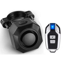 Allarme Wireless da 110 DB per Moto e Scooter - Telecomando, Sistema di Protezione di Sicurezza per Bici Elettriche