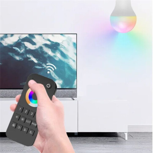 Universal Remote Controllers RGB+CCT  Dimmer with Push Dimming 2.4G Remote Control for CW CCT Strip Lights RT9 1