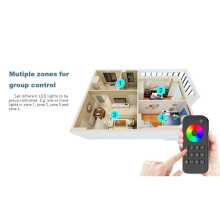 Universal Remote Controllers RGB+CCT Dimmer with Push Dimming 2.4G Remote Control for CW CCT Strip Lights RT10