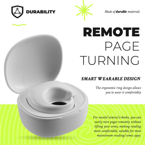 Roller Fingertip Ring Remote Control Wireless  Mobile Selfie Mice Video Automatic Page Turner Browsing 1