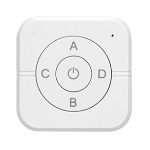 433MHz Universal Button 5 Keys  Wireless Control  System Circular Button Wall Paste