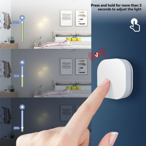 2Pcs Tuya ZigBee  Button  Wireless Remote Control Multi-Scene Linkage  Automation Scenario 2
