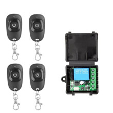 433 MHz Universele Poort Afstandsbediening Schakelaar 12V 10A Relaisontvanger voor Poort LED Garagedeur