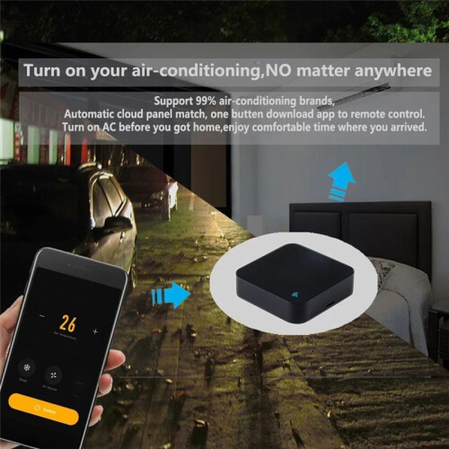 Tuya WiFi IR Remote Control with Temperature Humidity Sensor  Home Automatic for Air Conditioner TV Work