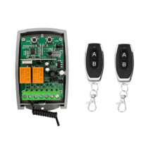 Tuya WIFI Receiver 7-32V 2CH Garage Door Remote Control Opener Controller Rolling Code 433Mhz Transmitter