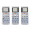 3X Conditioner Air Conditioning Remote Control for  Controller A75C3407 A75C3623 A75C3625 KTSX003 A75C3297 1