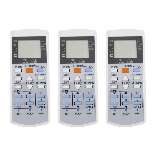 3X Conditioner Air Conditioning Remote Control for  Controller A75C3407 A75C3623 A75C3625 KTSX003 A75C3297