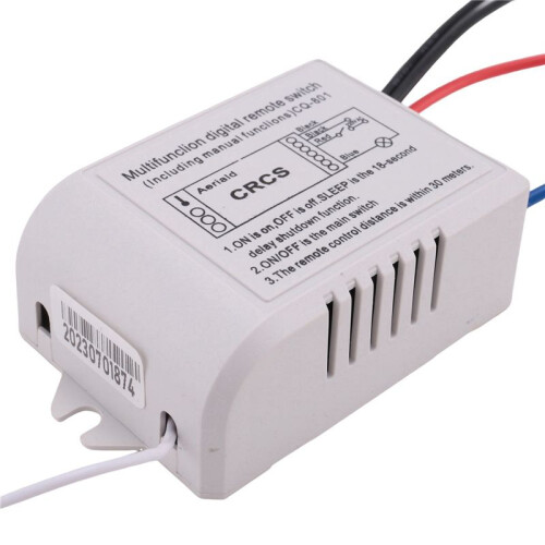 2X Channel with Digital Transmitter 220V /OFF 1  Wireless Relay Receiver Remote Control Light Lamp 2
