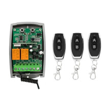 Receptor Inteligente Wi-Fi Tuya 7-32V 2CH Controle Remoto para Porta de Garagem 433 MHz Transmissor Abridor Controlador Código Rolante