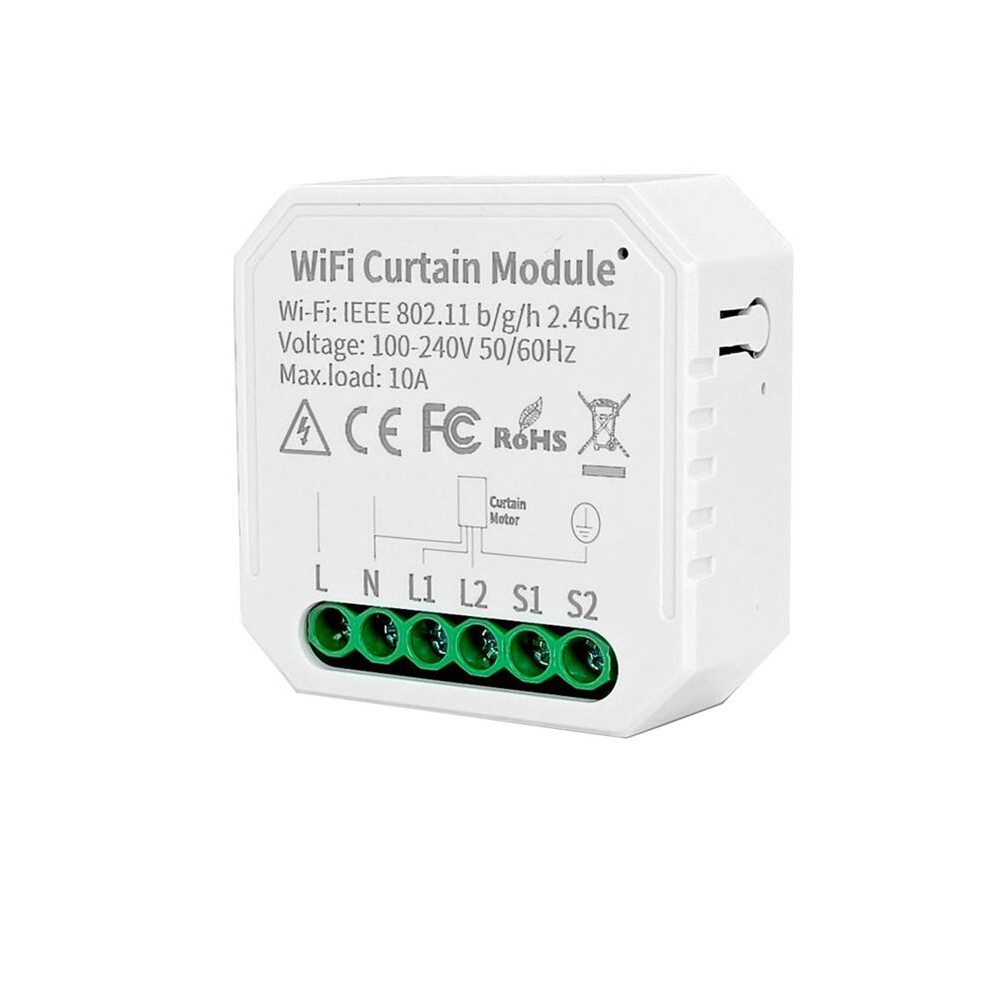Tauoh Tuya Wifi Curtain Module App Remote Control 100-240Vac For Alexa Home Voice Control