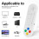 H20 Wireless Remote Control  Voice Flying Air Mouse for Android TV Box Projector PC/HTPC 5