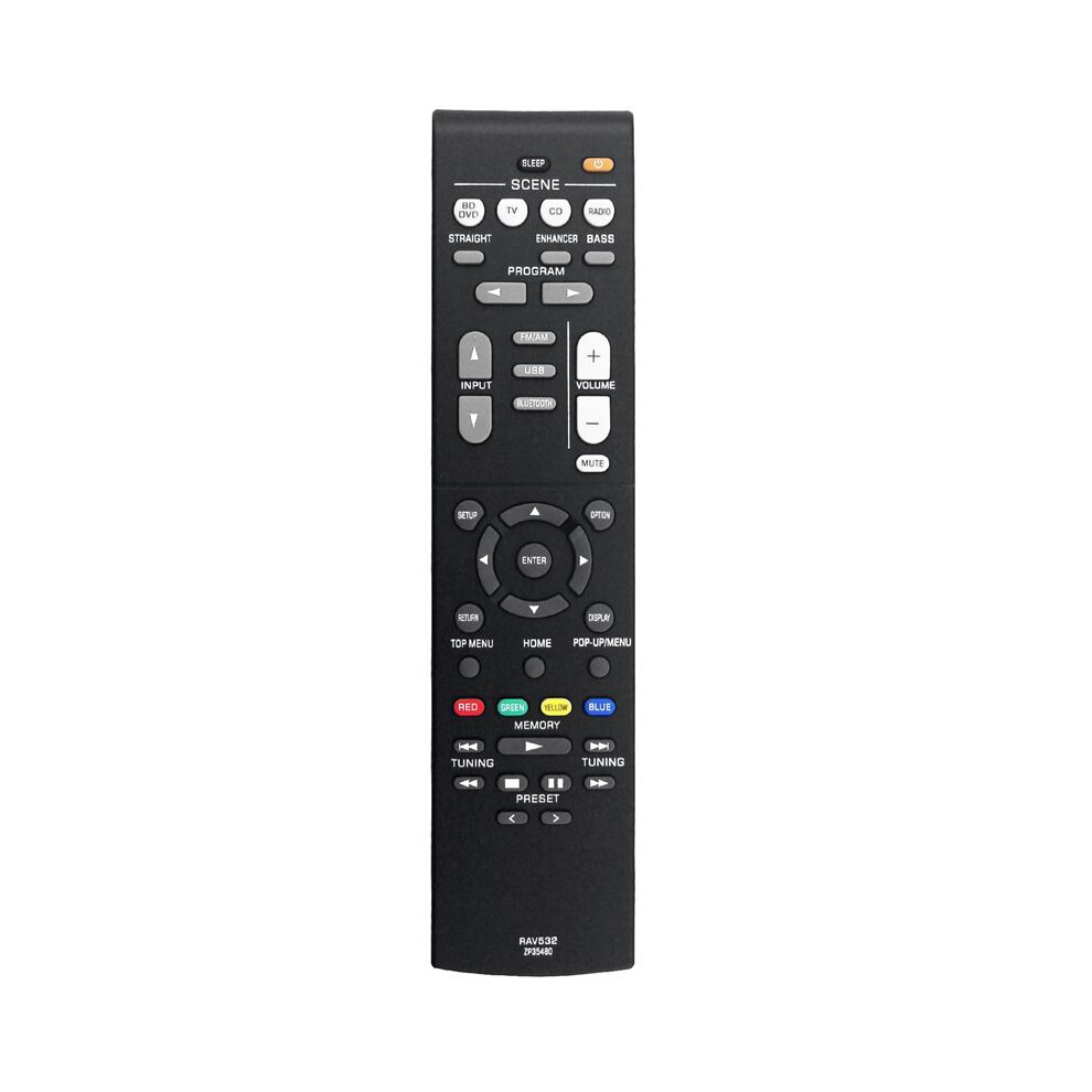 Rav532 Zp35480 Remote Control Replace For Av Receiver Rx-V379 Rx-V383 Rx-V383bl Rxv379 Rxv383 Rxv383bl 4713933479176
