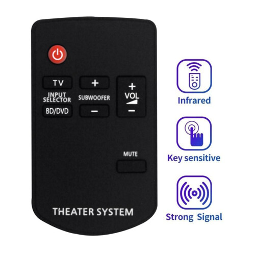 N2QAYC000043 Replace Remote Control for  Theater System SC-HTB520 SU-HTB520 SU-HTB527 SC-HTB527 1